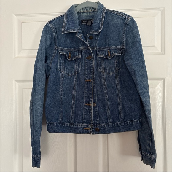 Abercrombie Denim Jacket Cotton Size M Y2K - Picture 1 of 7